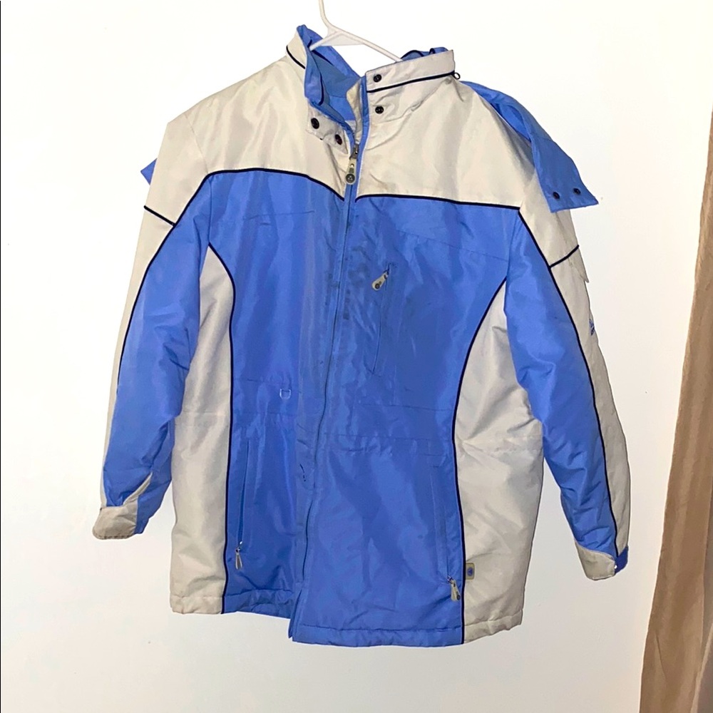 Gerry Blue & White Adjustable Coat (Unisex)
